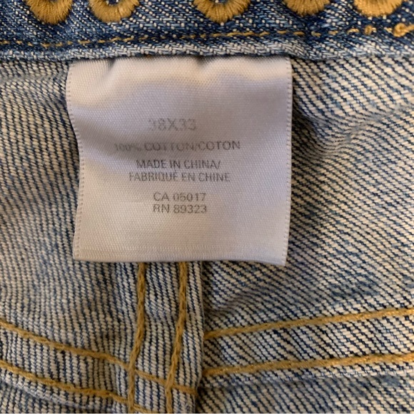 Roots relaxed fit distressed grunge denim jeans - Picture 5 of 11